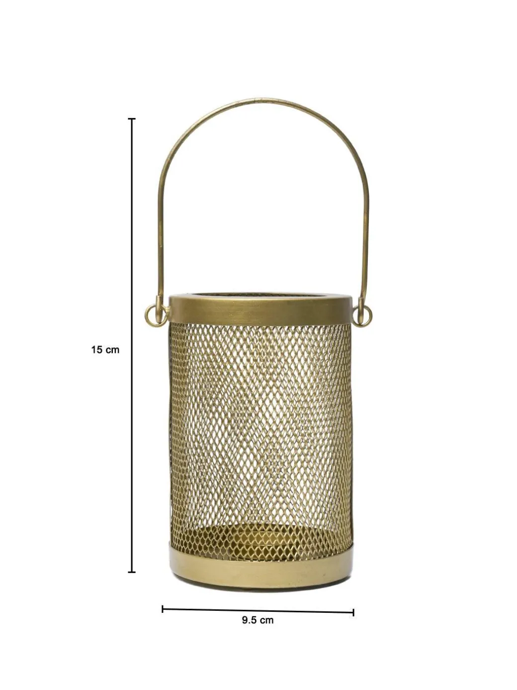 Golden Iron Knitted Lantern