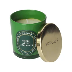 Green Apple Cinnamon Candle