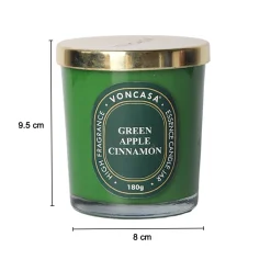 Green Apple Cinnamon Candle