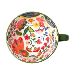 Green Floral 480ml Cup
