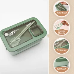 Green Lunch Box Set (1200ml + 40ml)