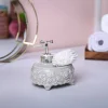 Grey Kitchen Dispenser Set with Scrubber - Oval Shape