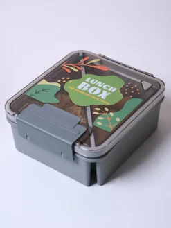 Grey Lunch Box Set - Minimalist and Modern