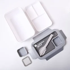 Grey Lunch Box Set (1200ml + 40ml)