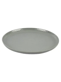 Grey Melamine Round Quarter Plate – Set of 6
