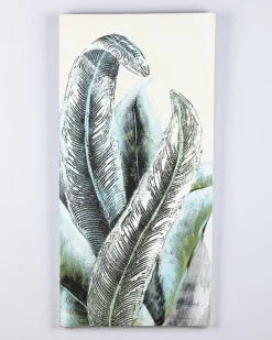 Hand Painted Big Leaf Oil Painting on Canvas - Market99