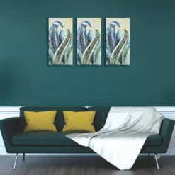 Hand Painted Big Leaf Oil Painting on Canvas - Market99