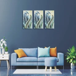 Hand Painted Big Leaf Oil Painting on Canvas - Market99