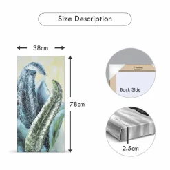 Hand Painted Big Leaf Oil Painting on Canvas - Market99