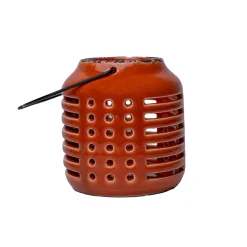 Hanging Tealight Candle Holder - Orange