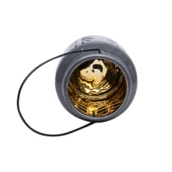 Hanging Tealight Holder - Ceramic & Black