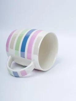 Horizontal Stripes Pattern Mug - 350mL, Multi