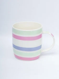 Horizontal Stripes Pattern Coffee Mug - 350mL, Multi