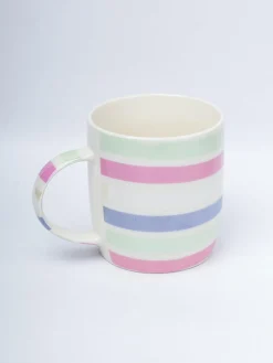 Horizontal Stripes Pattern Coffee Mug - 350mL, Multi