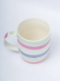 Horizontal Stripes Pattern Coffee Mug - 350mL, Multi