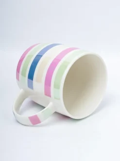Horizontal Stripes Pattern Coffee Mug - 350mL, Multi