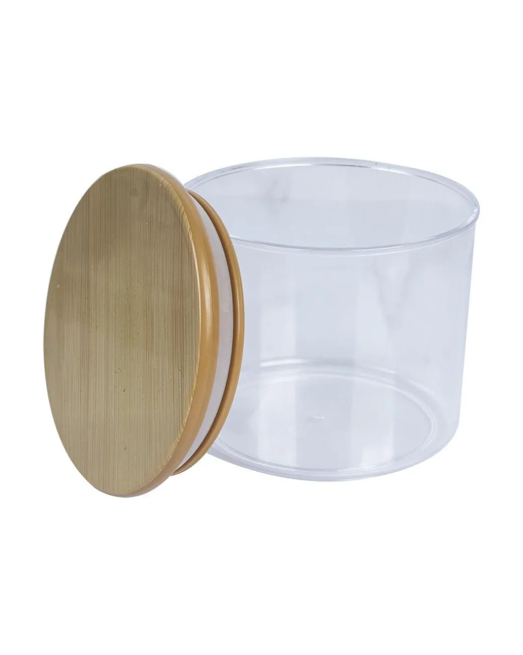 Jar with Airtight Lid, Brown, Plastic, 500 mL