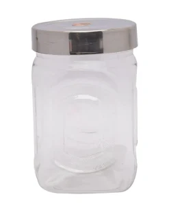 Jars, Transparent, Plastic, Set of 4, 500 mL