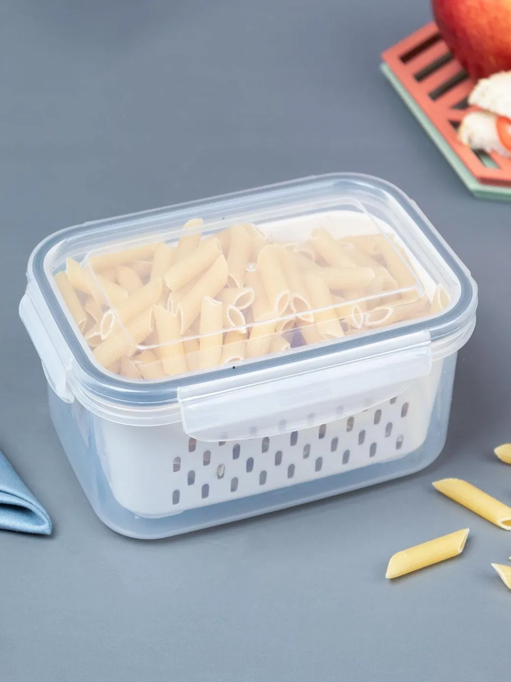 Kitchen Food Storage Containers - 1700ml, Plastic