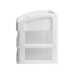 2-Layer White Table Mini Drawer Organiser
