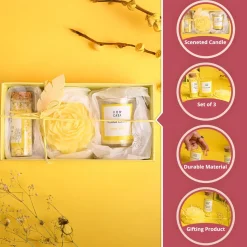 Lemon Rain Fragrance Candle Gift Set