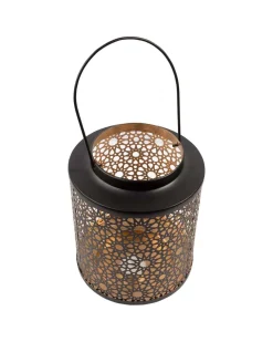 Lighting Home Decoration Hanging Candle Holder, Black, Iron