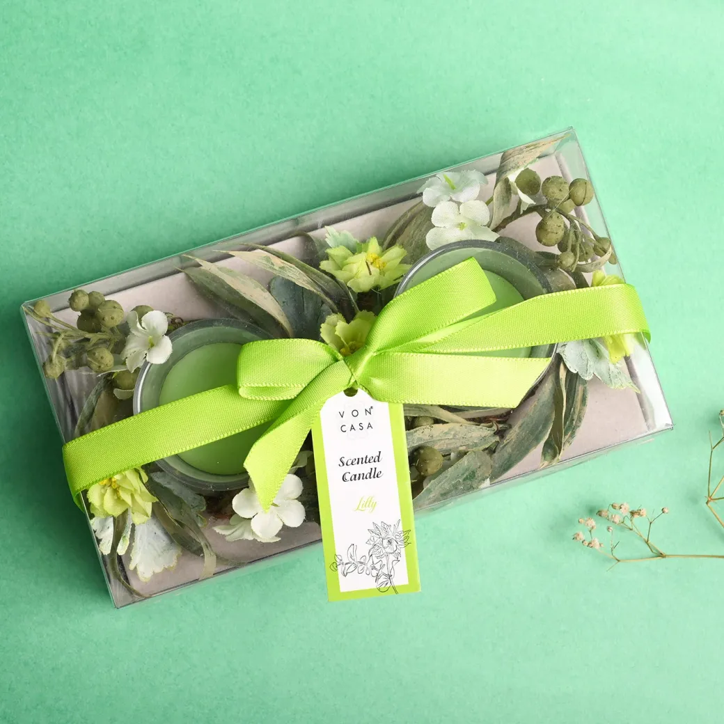 Lily Candle Pack of 2