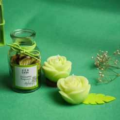 Lily Flower Candles & Potpourri Set