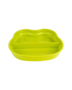 Lunch Box for Kids With Spoon, Frog Design, Green, Plastic