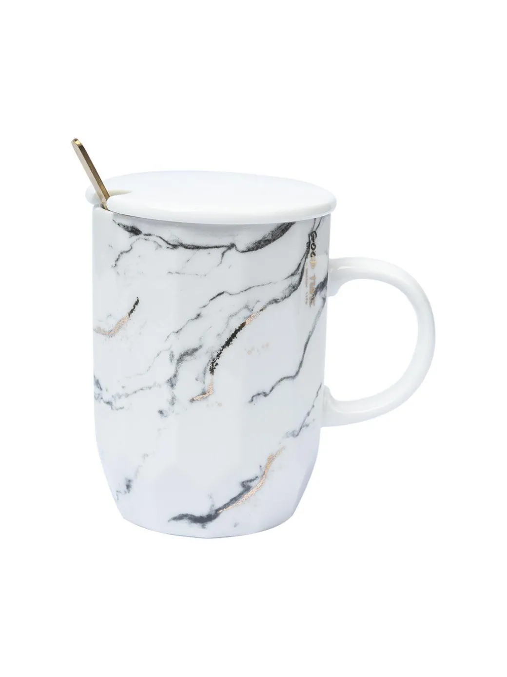 Marble Ceramic Mugs With Lid (350 mL)