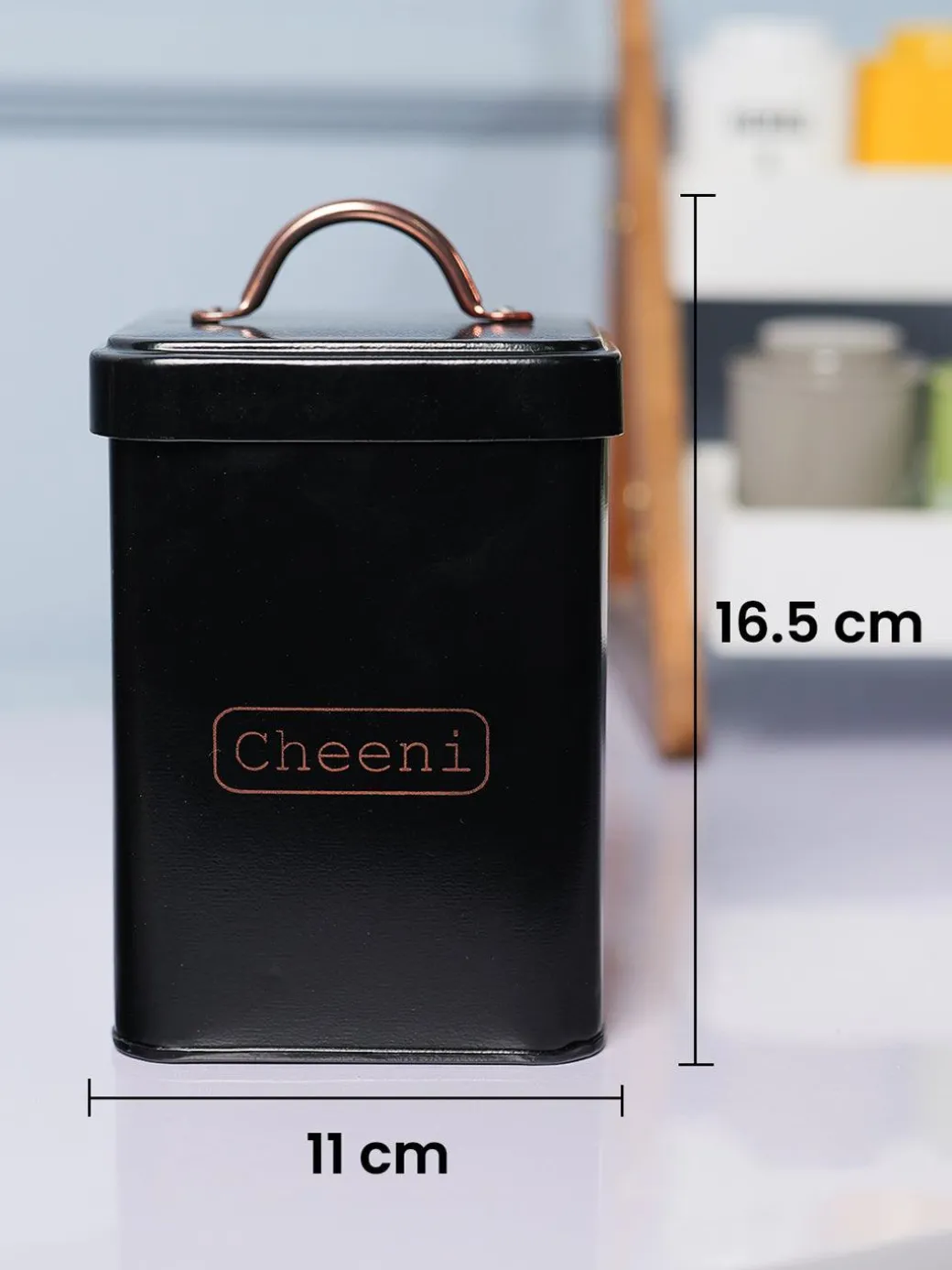 Market99 Black Chai + Chini Jar Set
