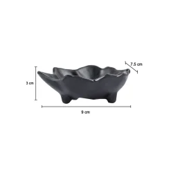 MARKET99 Black Melamine Chutney Bowls, Each 30mL, Set Of 6 Pcs