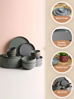 Market99  Blue Haven Plato Dinner Set - 20 Pcs