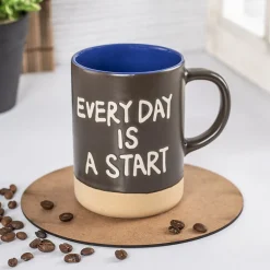 Market99 Ceramic Coffee Mug "EVERYDAY IS A START" - 360 mL