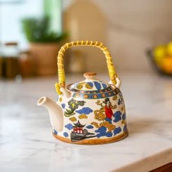 Market99 Ceramic Tea Pots - Chinese Print, 900ml