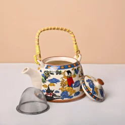 Market99 Ceramic Tea Pots - Chinese Print, 900ml