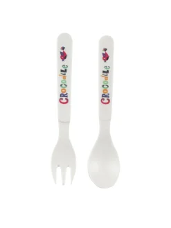 Market99 Children'S Pastel Dinner Set 1 Plate, 1 Bowl, 1 Tumbler, 1 Fork & 1 Spoon