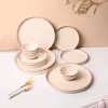 Market99 Chochip Cream Melamine Dinner Set Of 12
