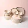 Market99 Chochip Cream Plato Dinner Set - 20 Pcs
