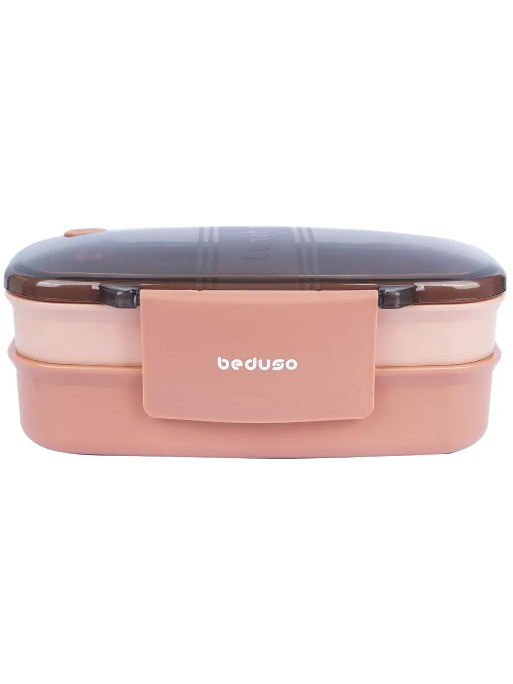 Market99 Double Layer Lunch Box (1200 mL), Dual Tone, Dark Blue, Plastic