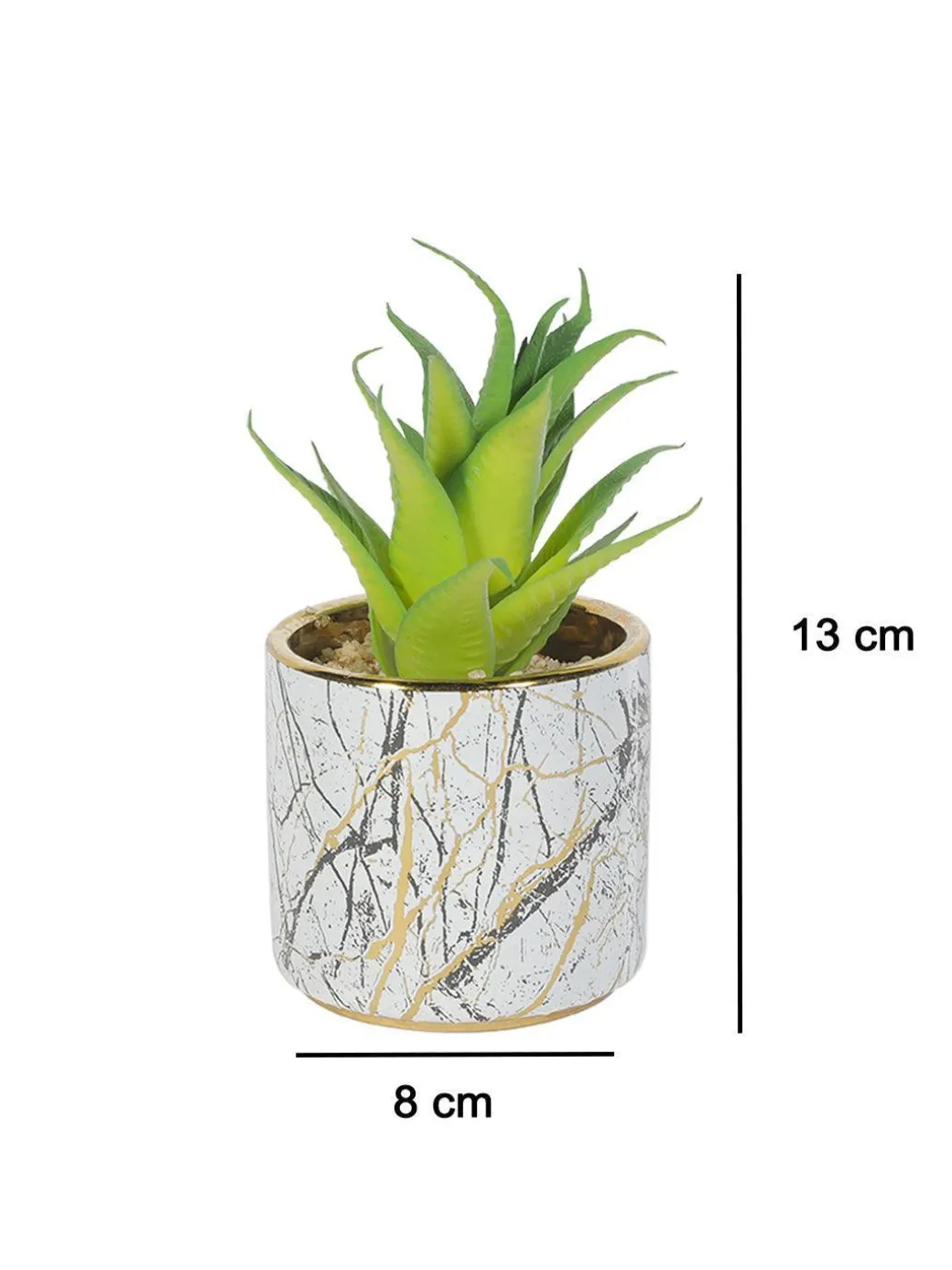 Market99 Fake Aloevera Desktop Planter