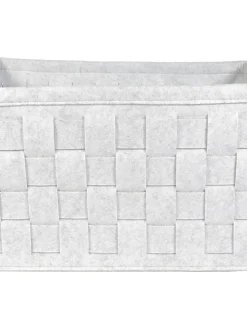 Market99 Felt Fabric Storage Basket Organizer Boxes (25 Litre) - 41X28X22Cm