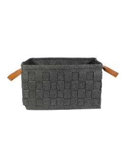 Market99 Felt Fabric Storage Basket Organizer Boxes (25 Litre) - 41X28X22Cm