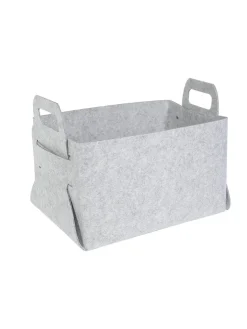 Market99 Felt Storage Basket Organiser - 28 X 16 X 16Cm