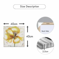 Market99 Flower Oil Painting Artwork