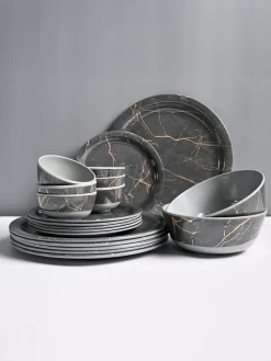 MARKET99 Grey Static Dinner Set