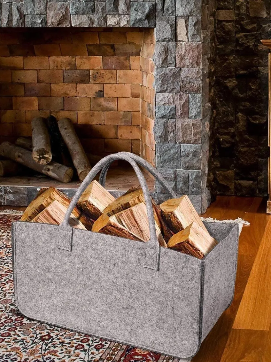 Market99 Large Capacity Felt Bags For Storage Home - 50X25X25Cm