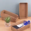 Market99 Medium Plastic Multipurpose Storage Basket ( Set Of 4, Solid Beige Colour)