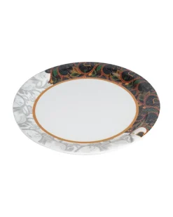 Market99 Melamine Tableware Dual Glazed Quarter Plates for Dining Table (Set Of 6)