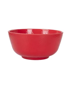 Market99 Melamine Tableware Red Serving Bowls for Dining Table (Set Of 2, 1300mL )